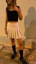 Beige School Girl Skirt