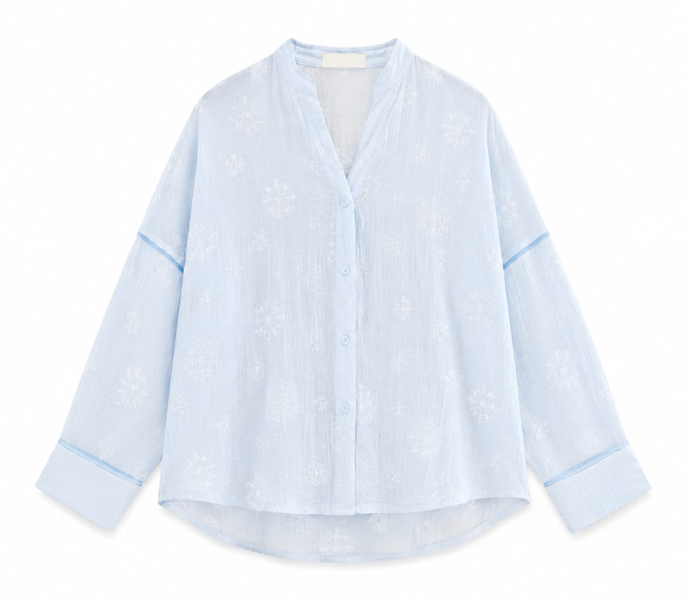 Baby Blue Paisley Whisper Shirt