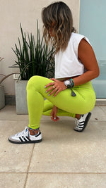 Lime Frillu Signature Leggings