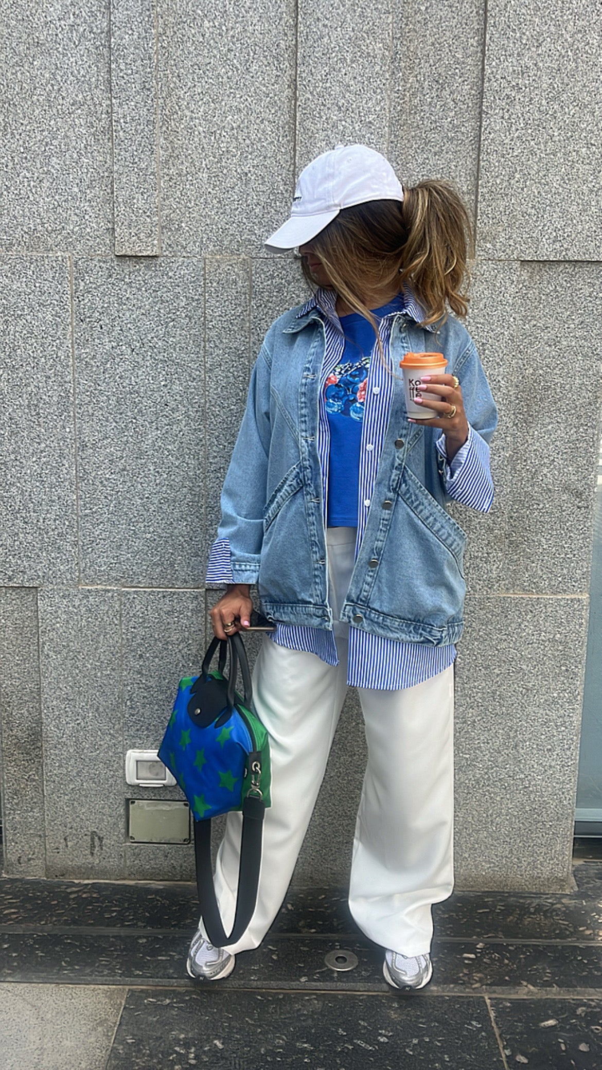 Berry Blue High Low Tee