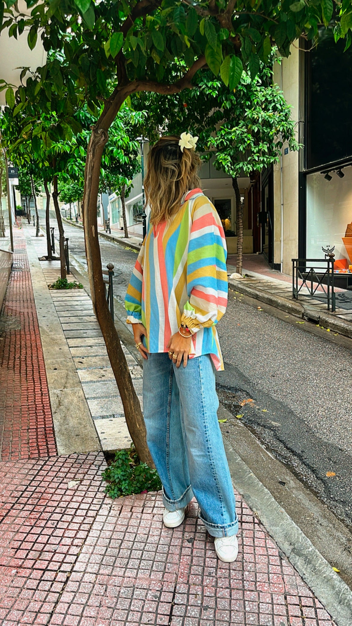 Multicolor Bubbly Shirt