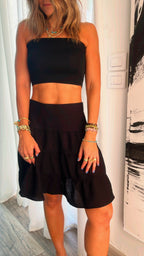 Black Classic Mini Skirt