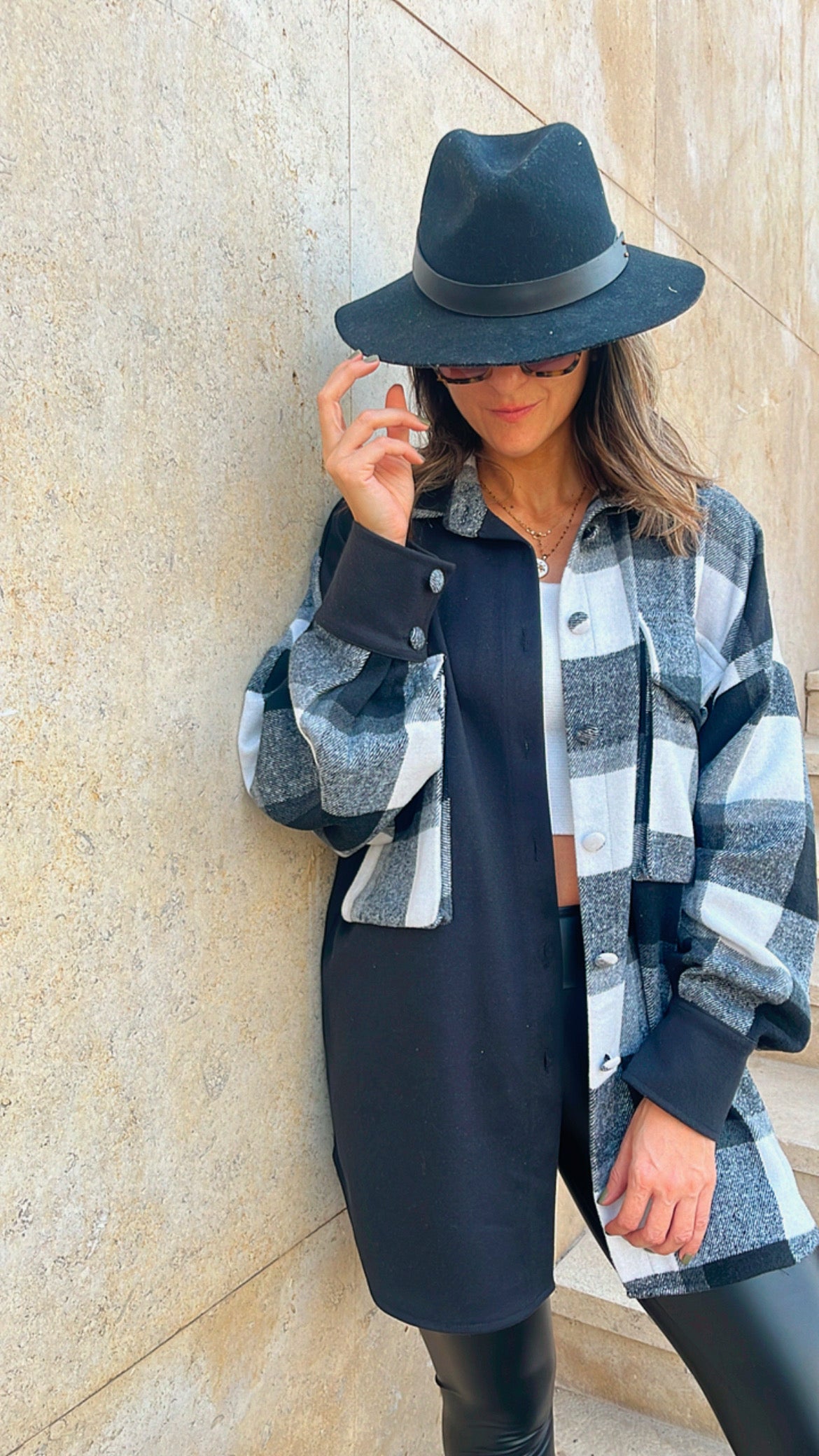 Black Never Even Flannel Shirt