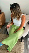 Lime Summer Trim Pants