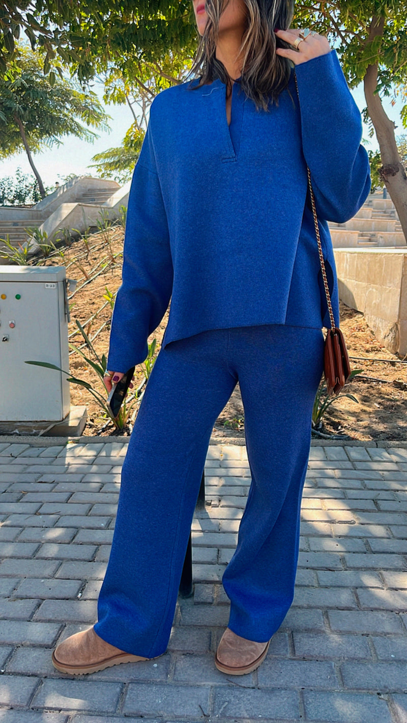 Blue Collard Up Set