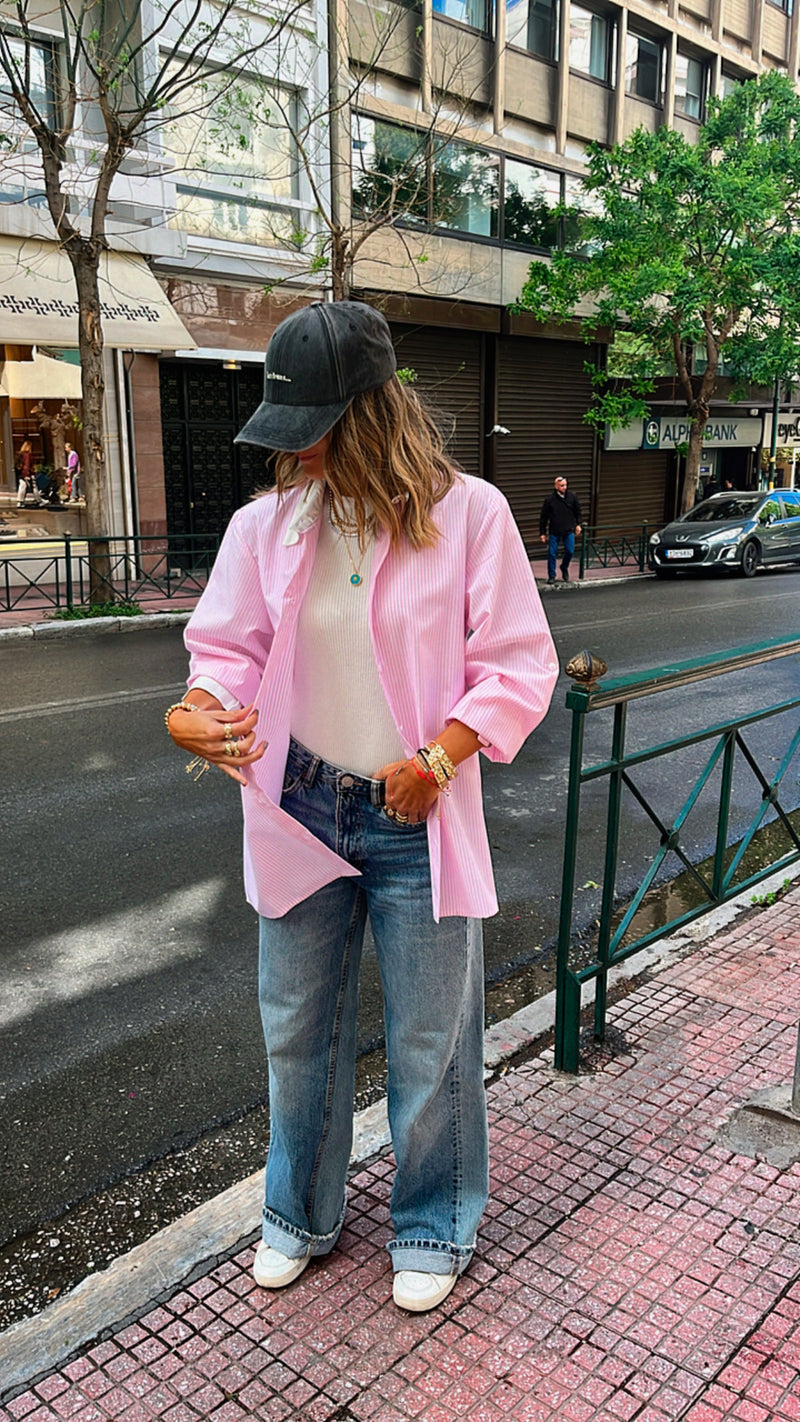 Pink All Lined Up Shirt