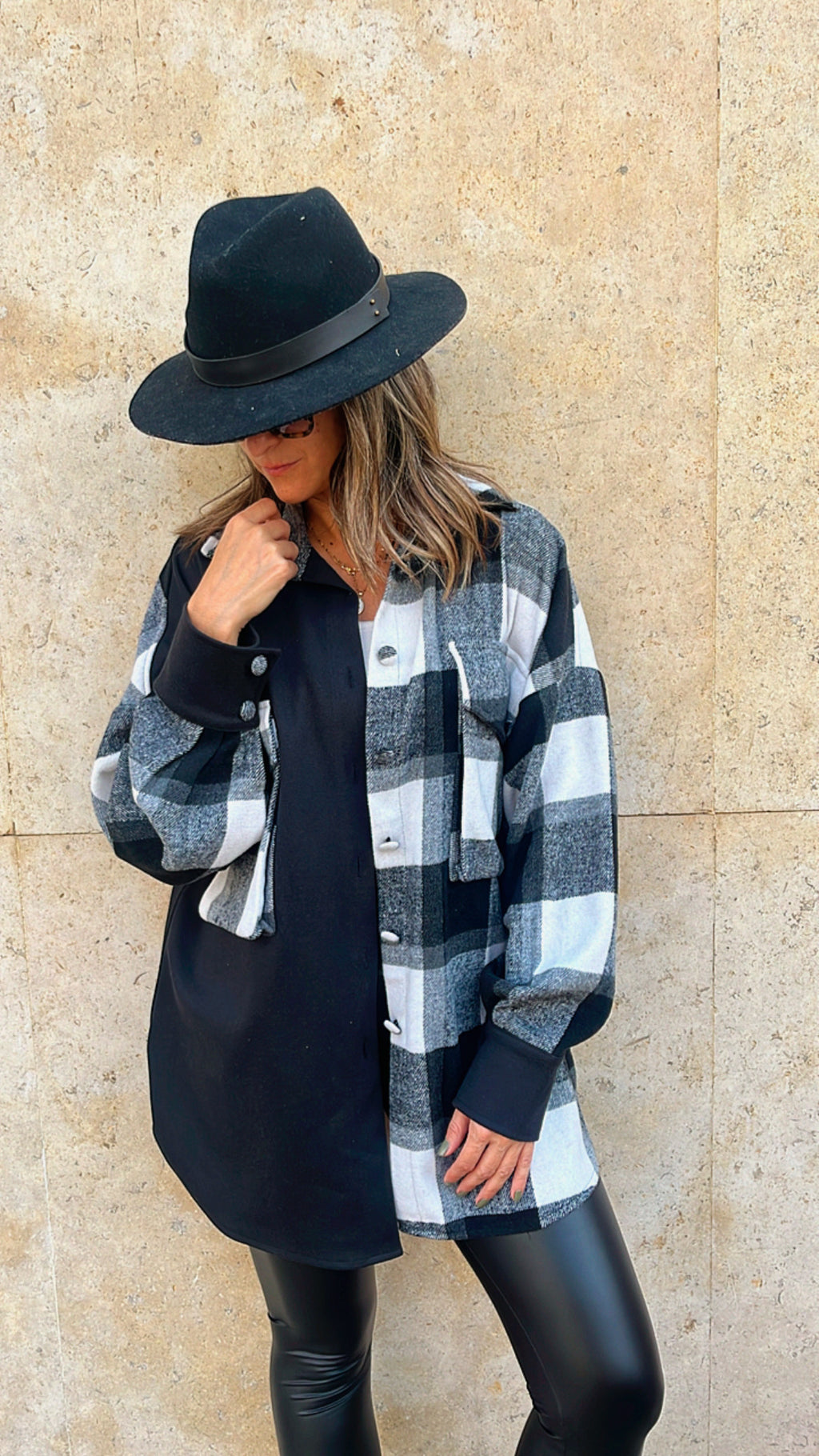 Black Never Even Flannel Shirt