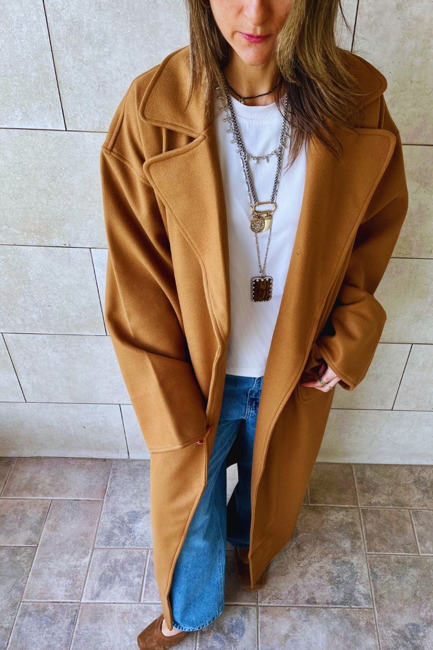 Camel Cloudy Warmth Coat