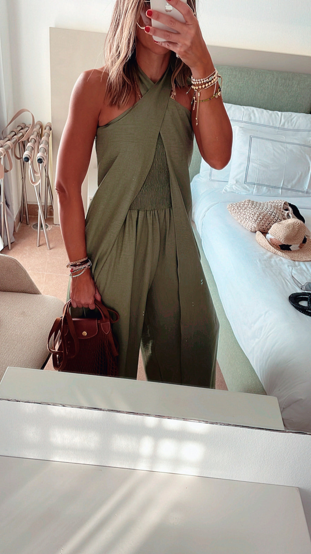 Olive Two Way It’s Summer Jumpsuit
