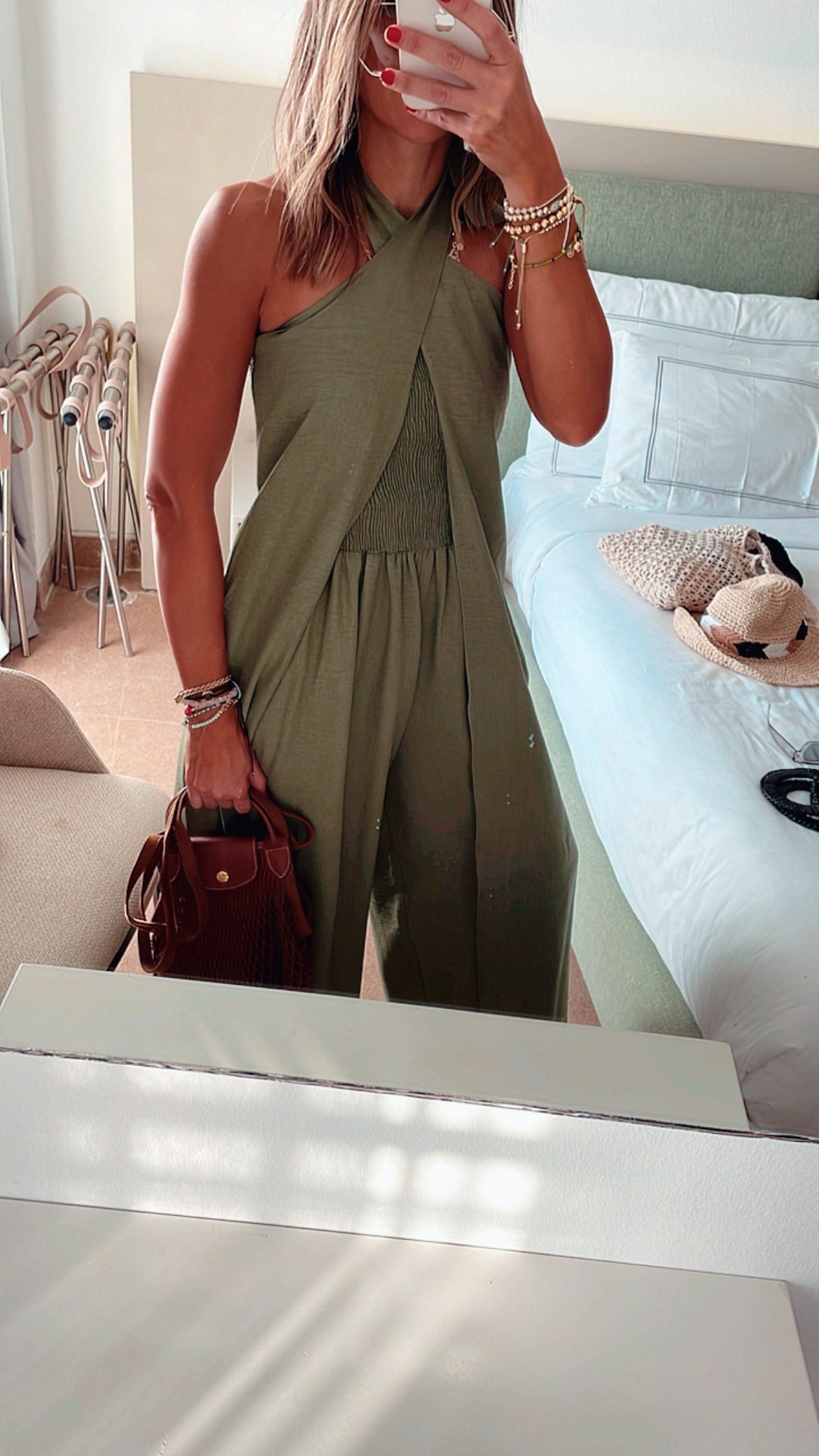 Olive Two Way It’s Summer Jumpsuit