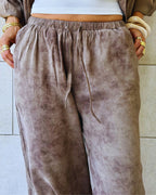 Brown Sandwash Pants