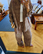 Brown Sandwash Pants