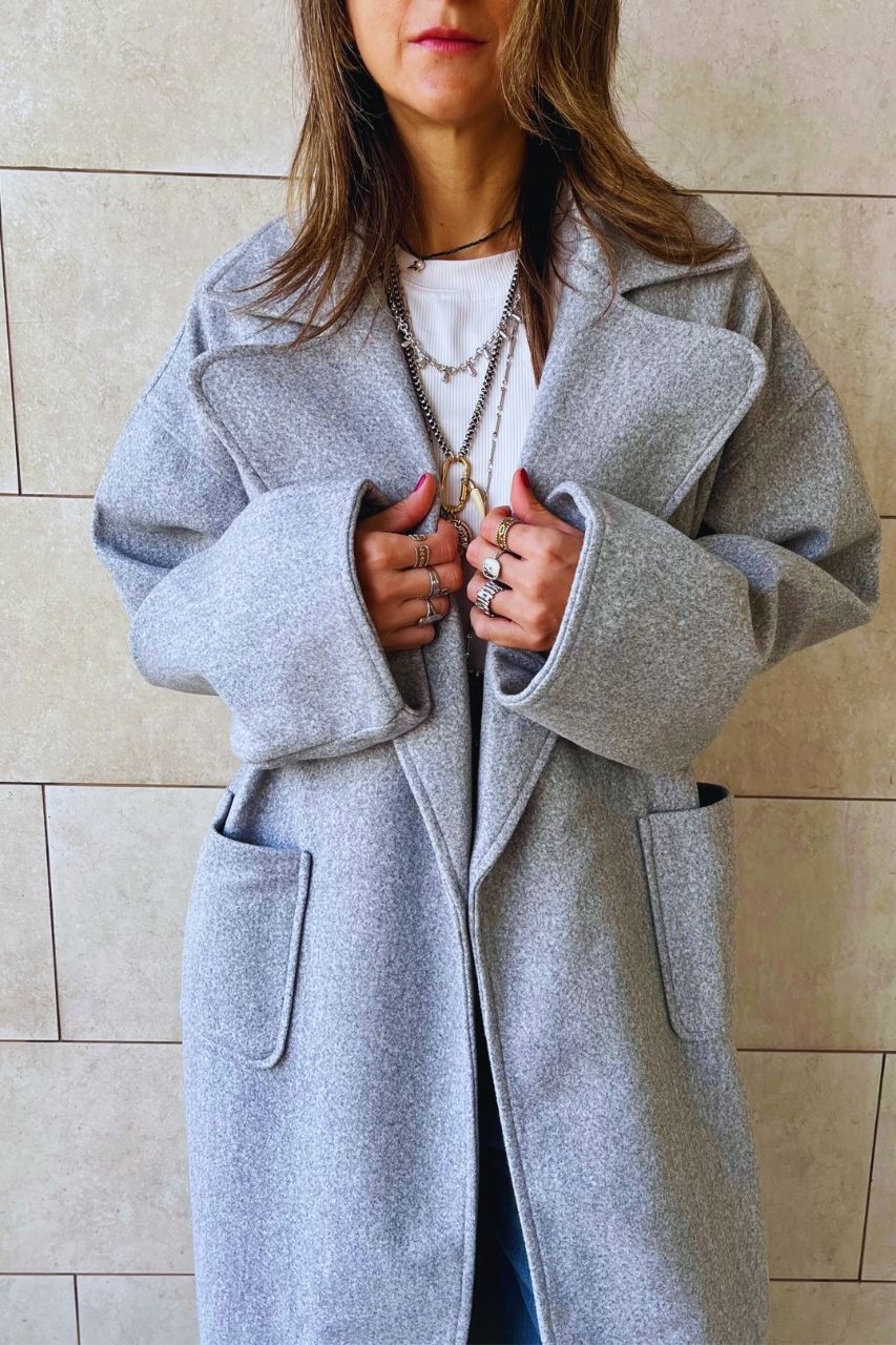 Grey Cloudy Warmth Coat