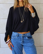 Black Salt Air Top