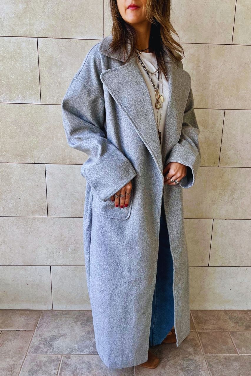 Grey Cloudy Warmth Coat