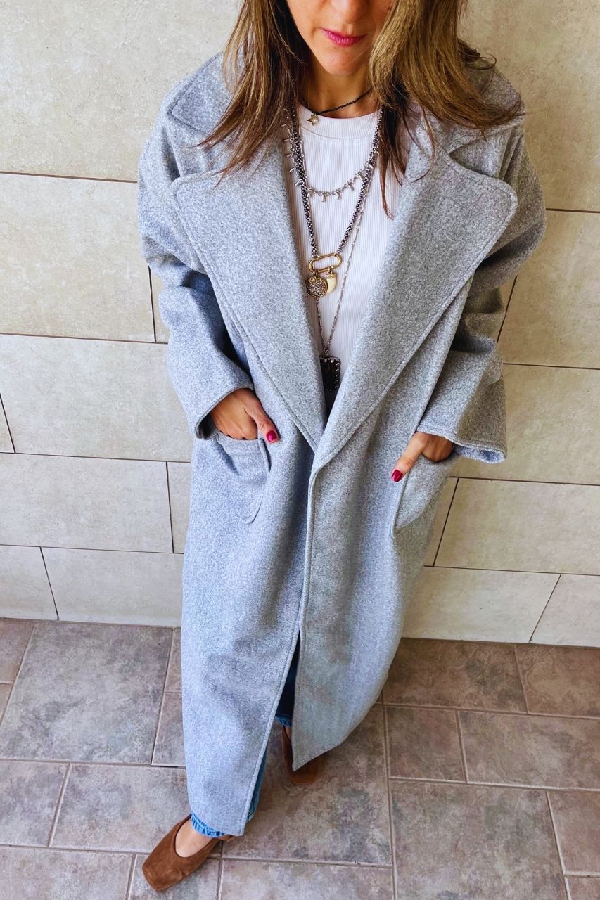 Grey Cloudy Warmth Coat