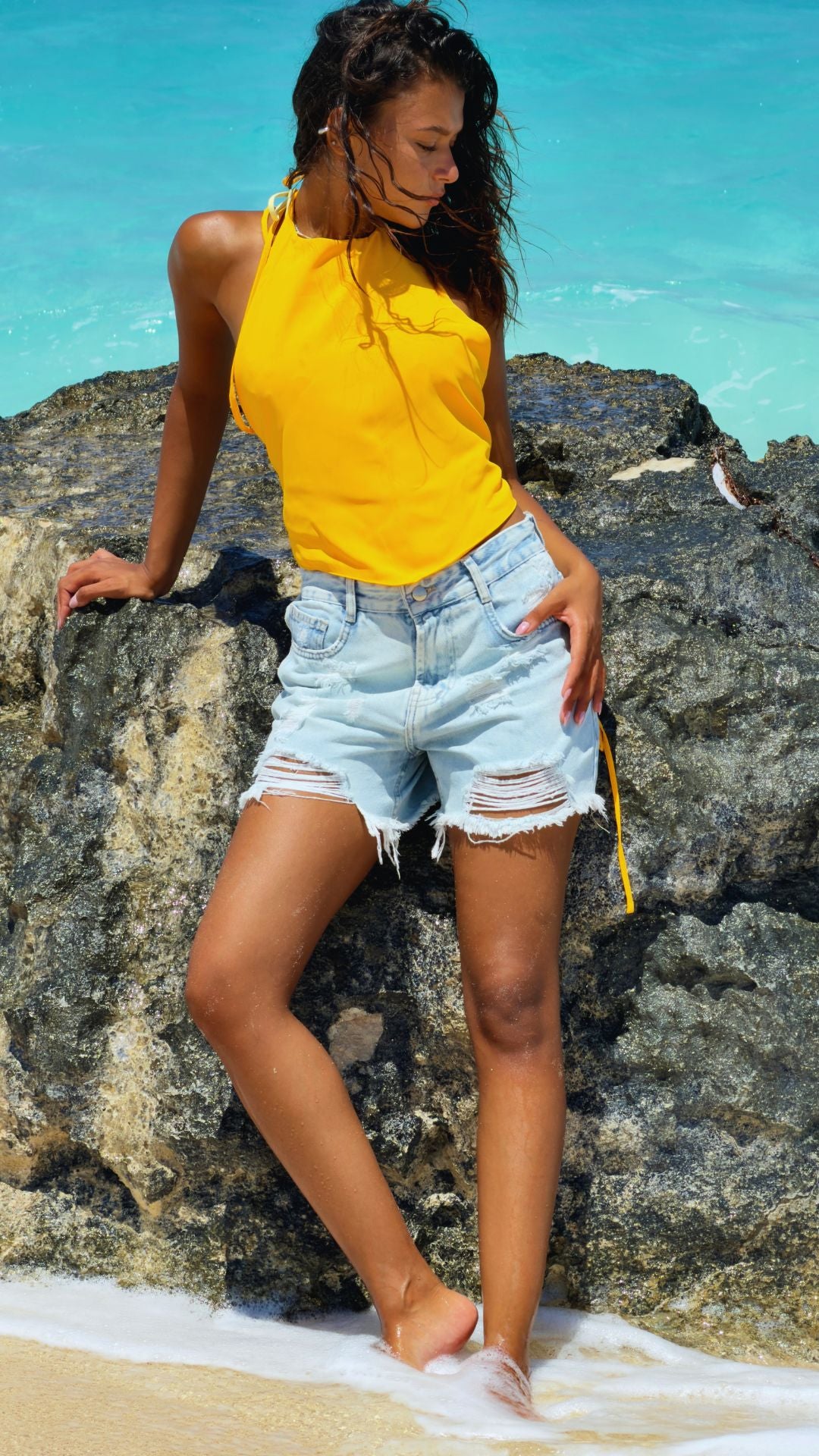Yellow Handkerchief Top