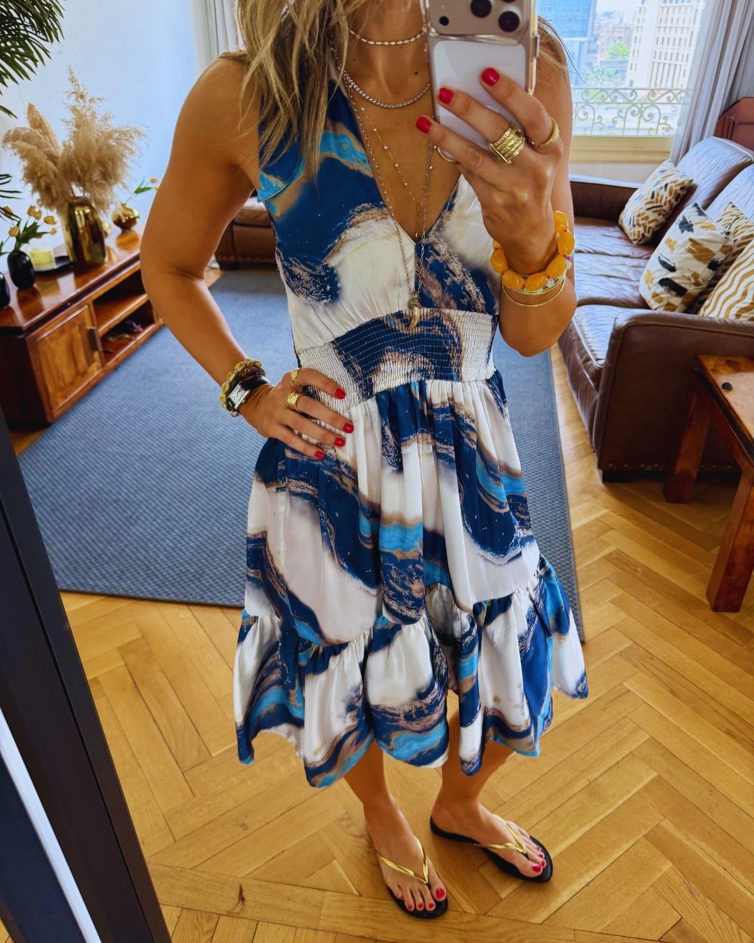 Smeralda Tie Back Dress