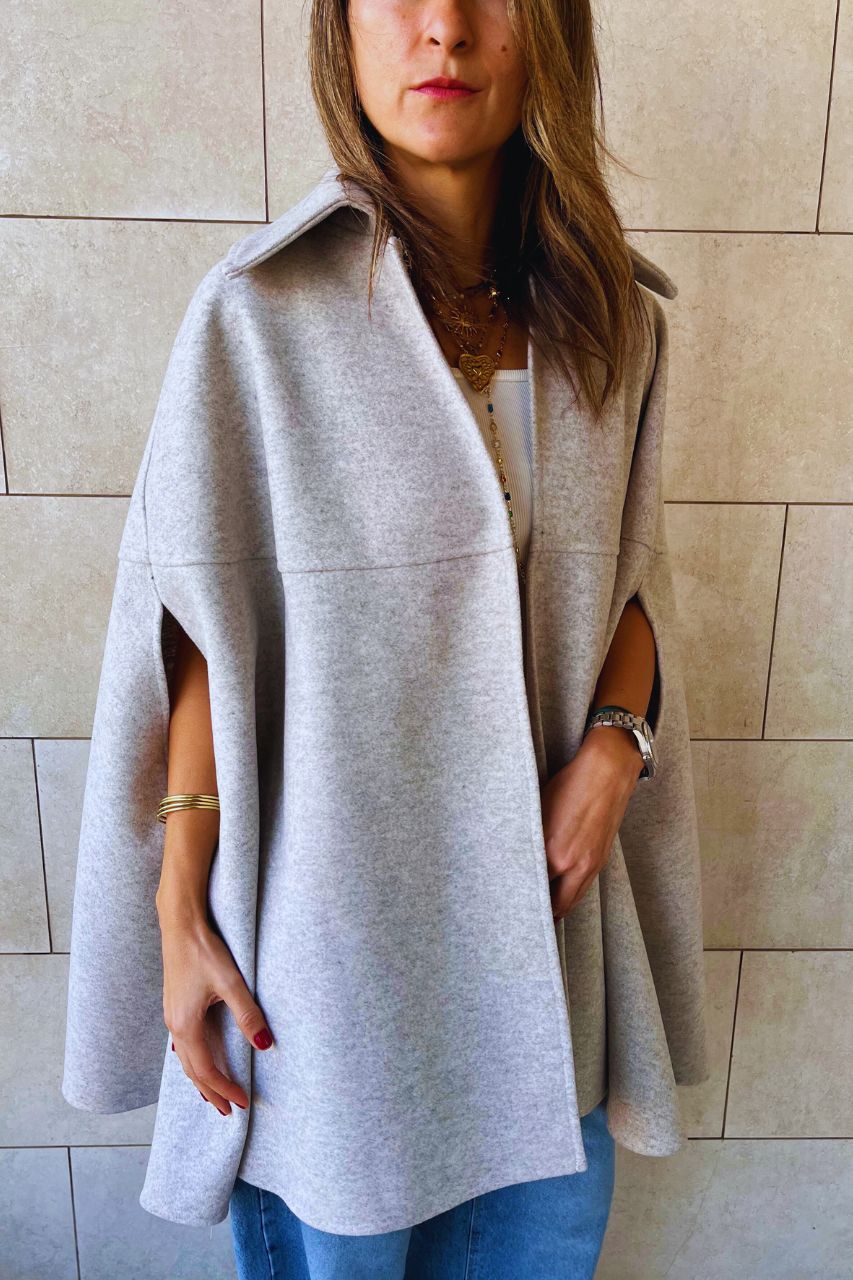 Grey Quiet Confidence Cape