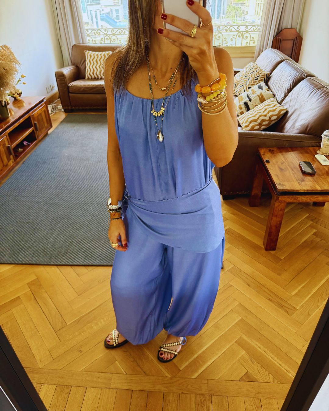 Paloma Light Blue Denim Jumpsuit