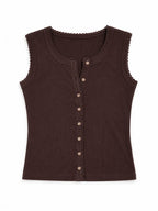 Brown Colette Tank