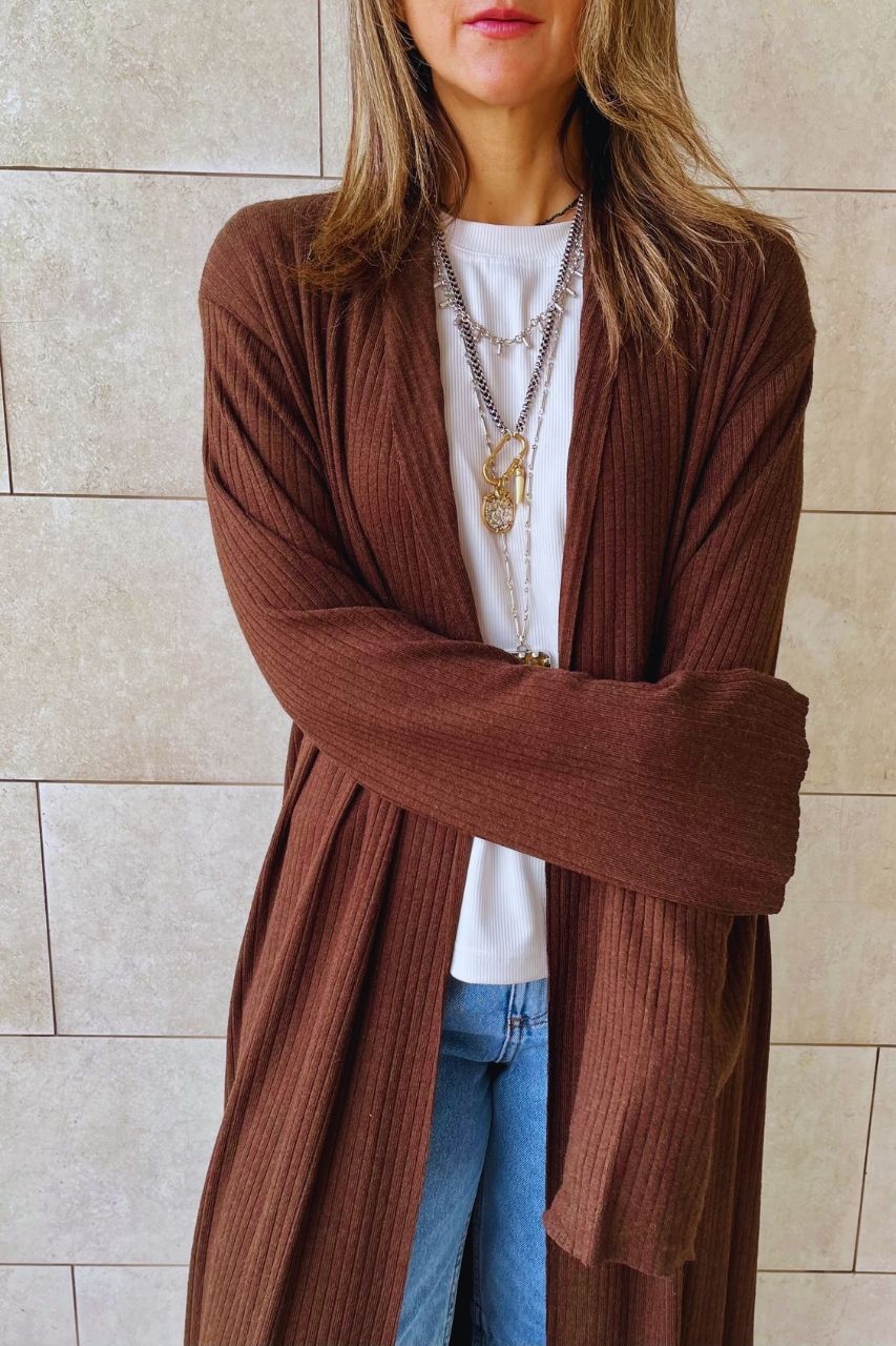 Cocoa Stay In Knit Cardigan