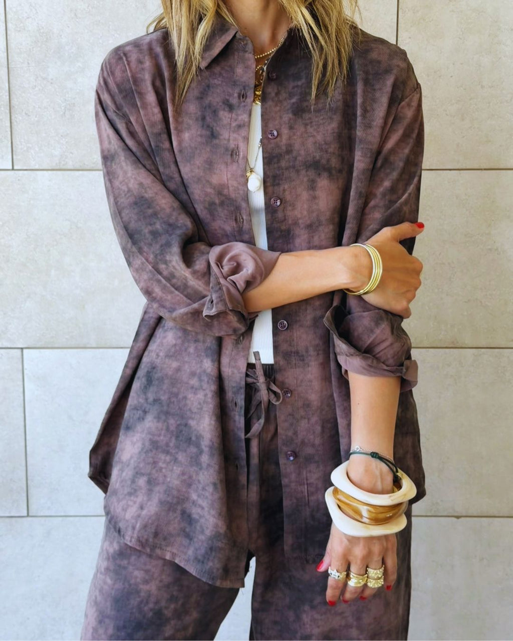 Mocha Sandwash Shirt