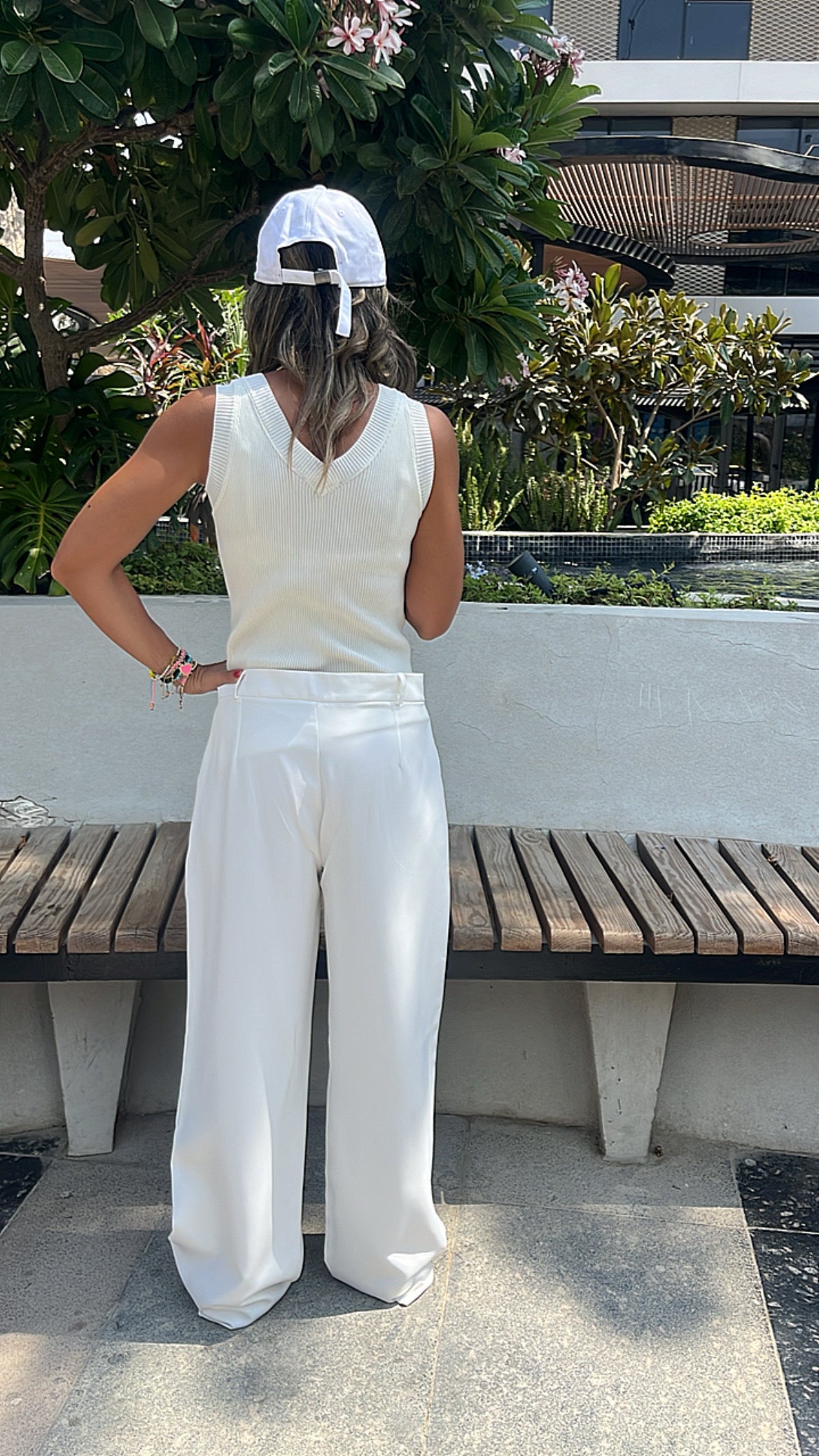White Business Casual Pants
