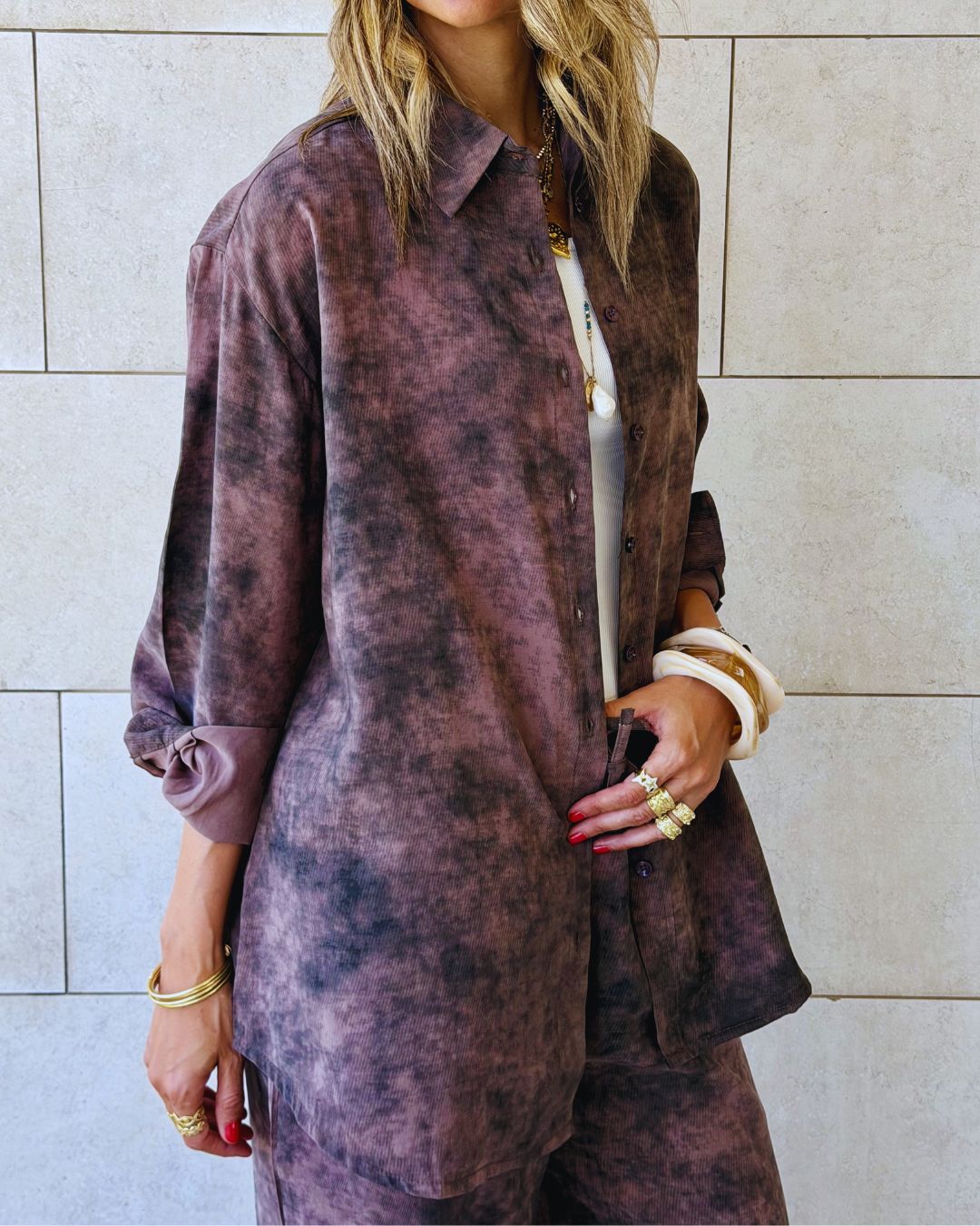 Mocha Sandwash Shirt