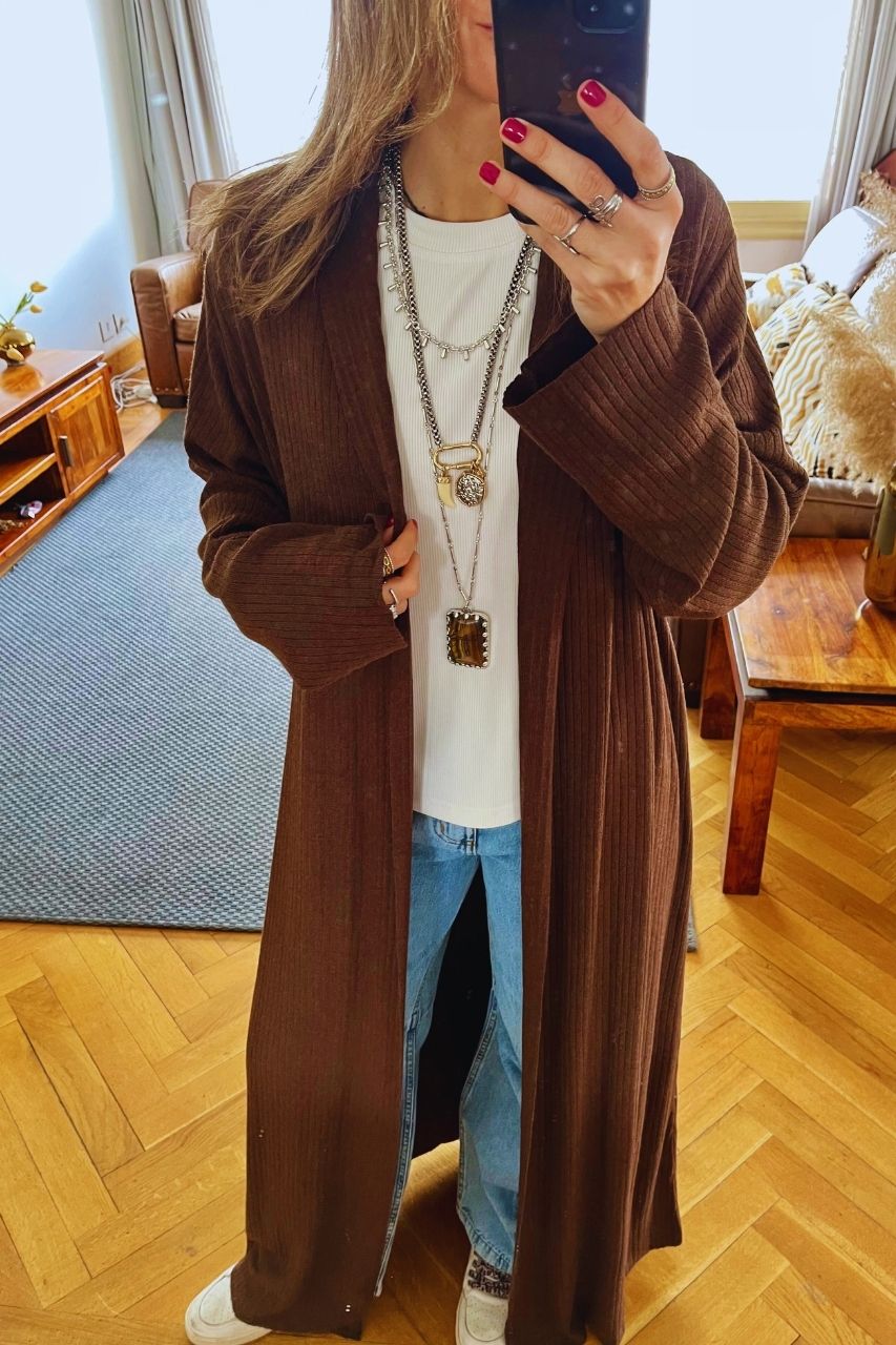 Cocoa Stay In Knit Cardigan