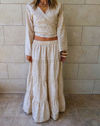 Santorini Sands Wrap Top