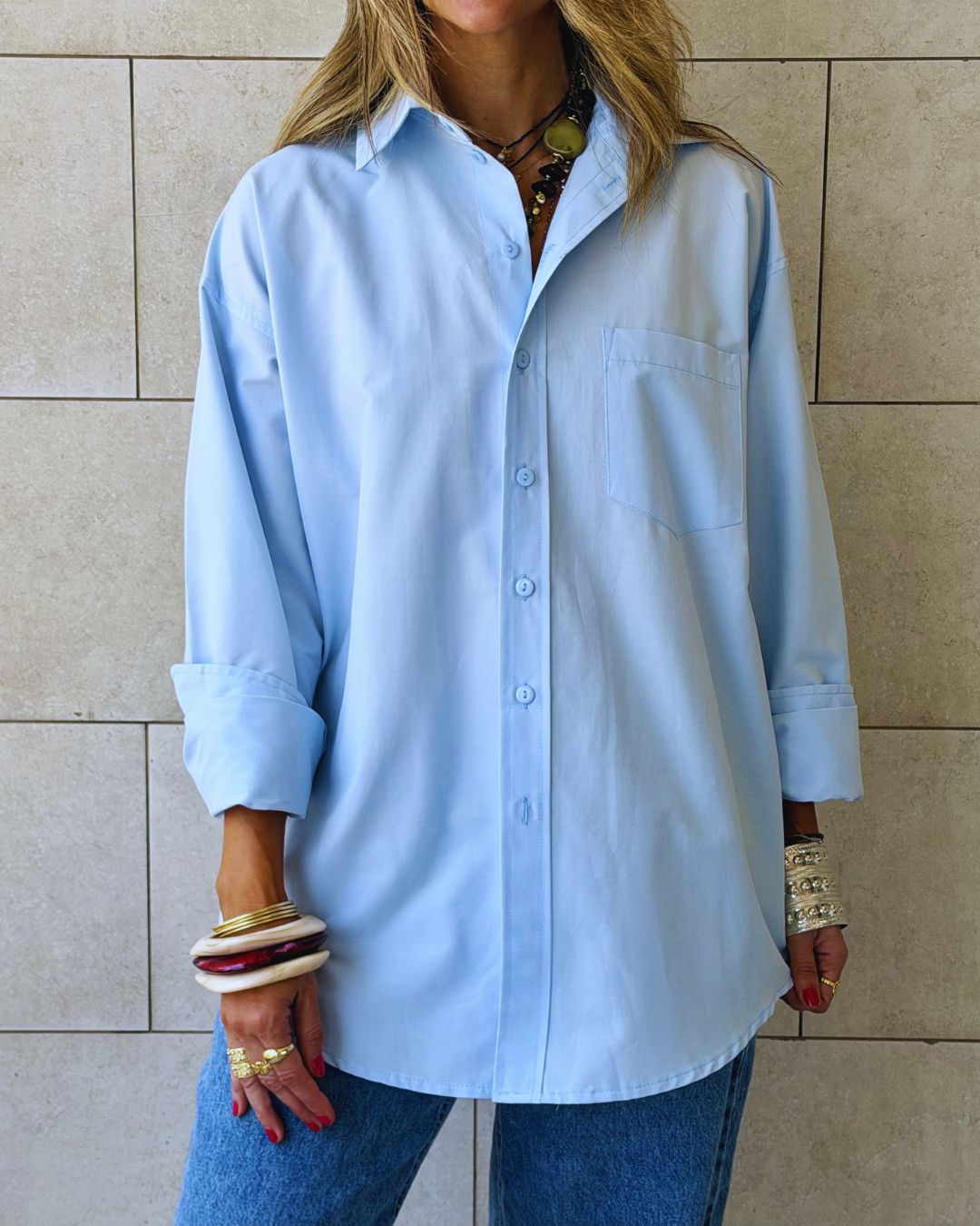 Skye Oversized Poplin Shirt