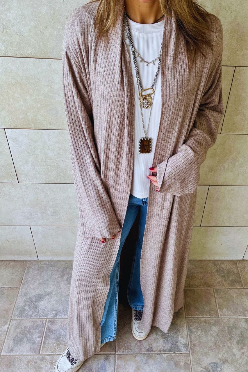 Cafe Stay In Knit Cardigan