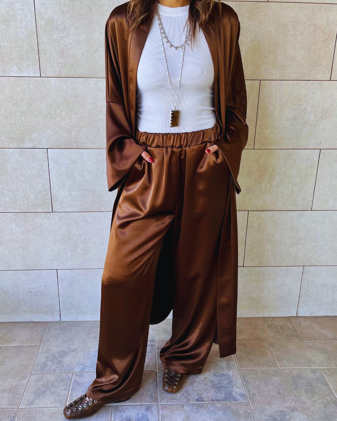 Brown After Sunset Pants