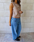 Cafe Statement Embroidery Vest