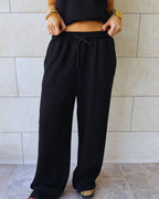 Black Softline Sweatpants