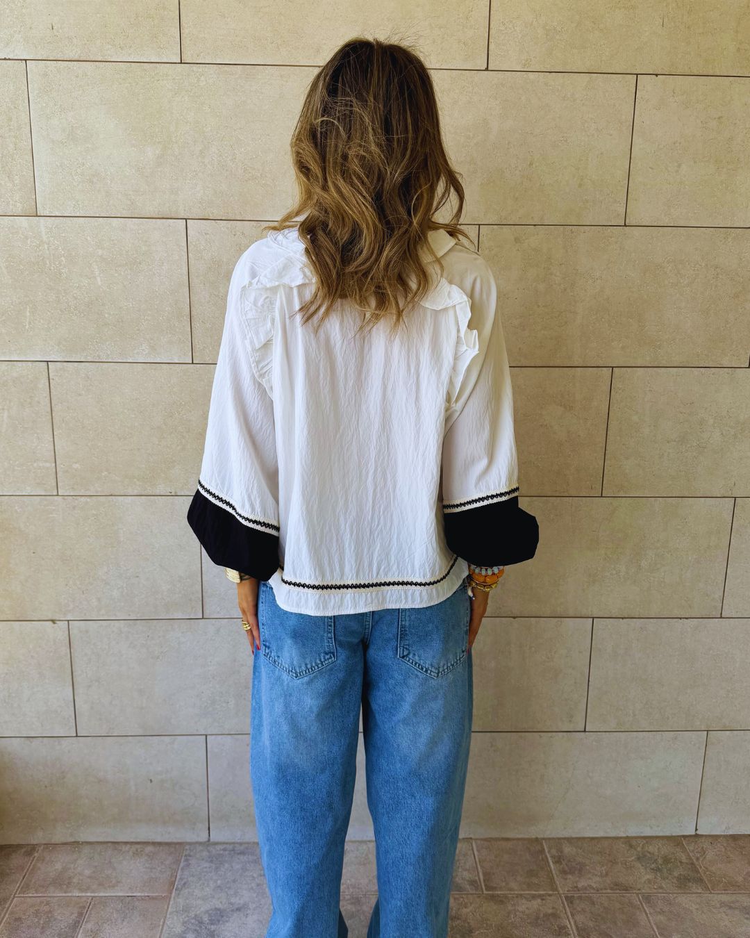 White Siena Top