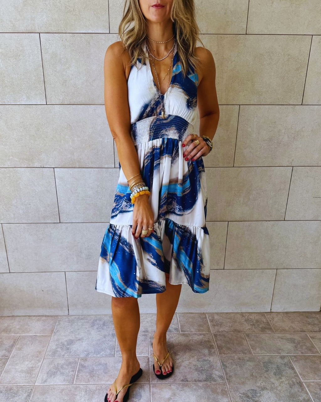 Smeralda Tie Back Dress