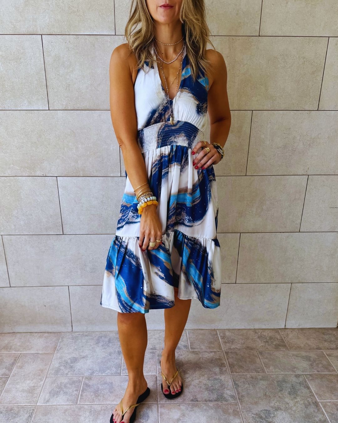 Smeralda Tie Back Dress