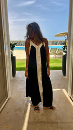 Black Monaco Middle Line Dress