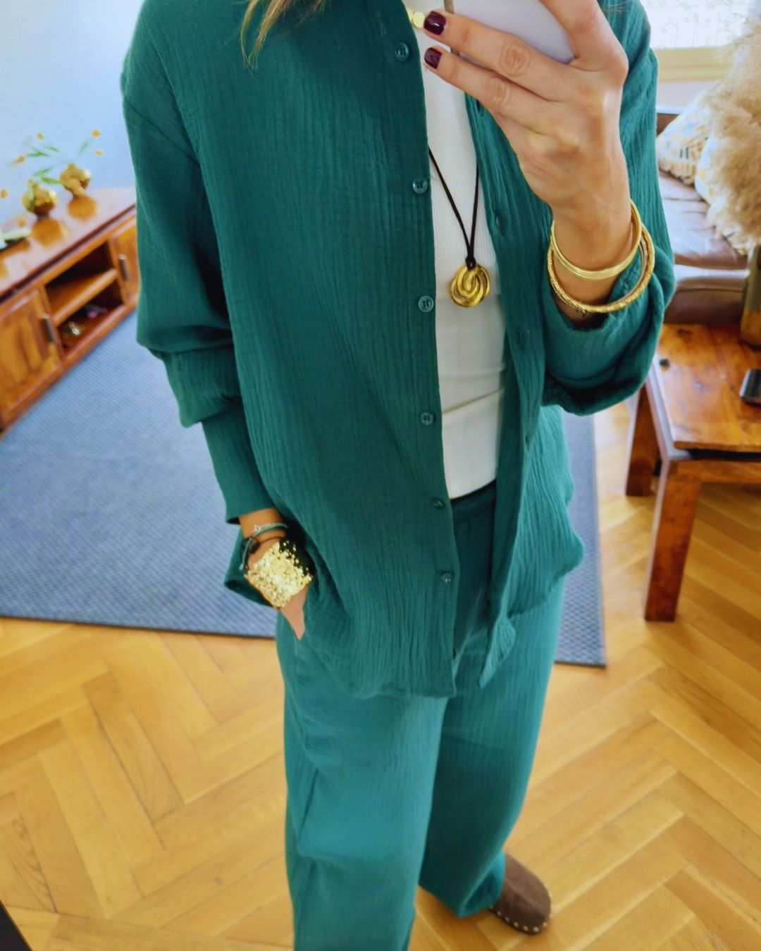 Green Slow Sunday Set