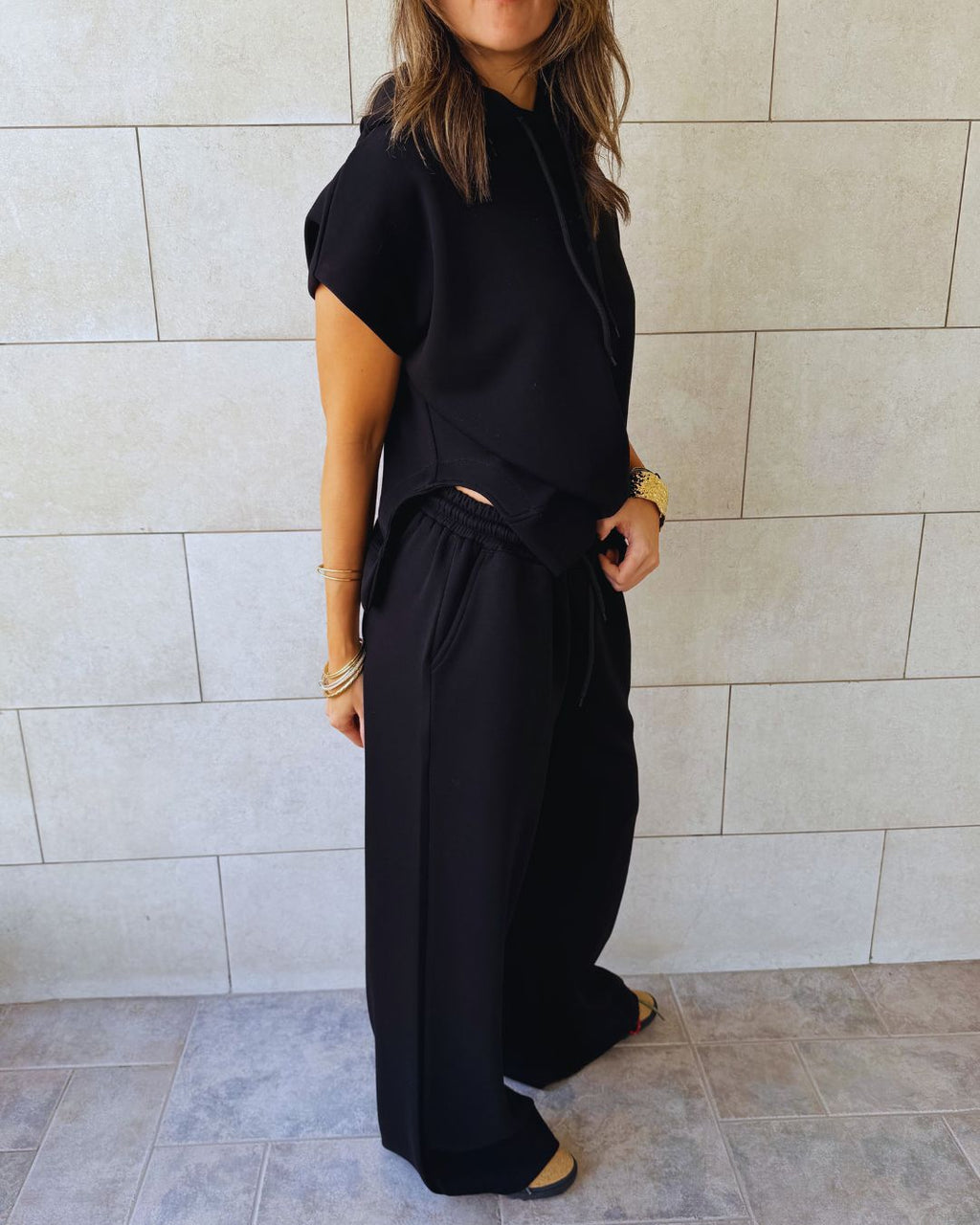 Black Softline Sweatpants
