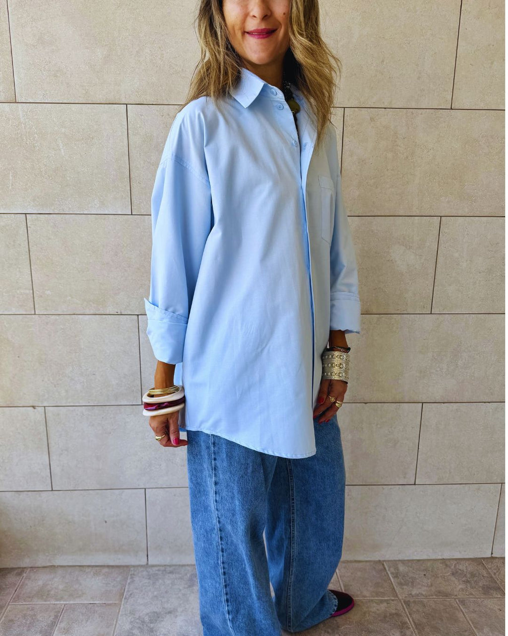 Skye Oversized Poplin Shirt