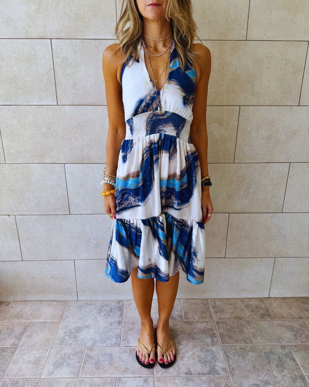 Smeralda Tie Back Dress