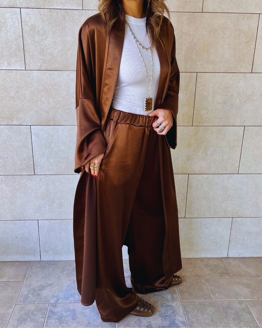 Brown After Sunset Cardigan