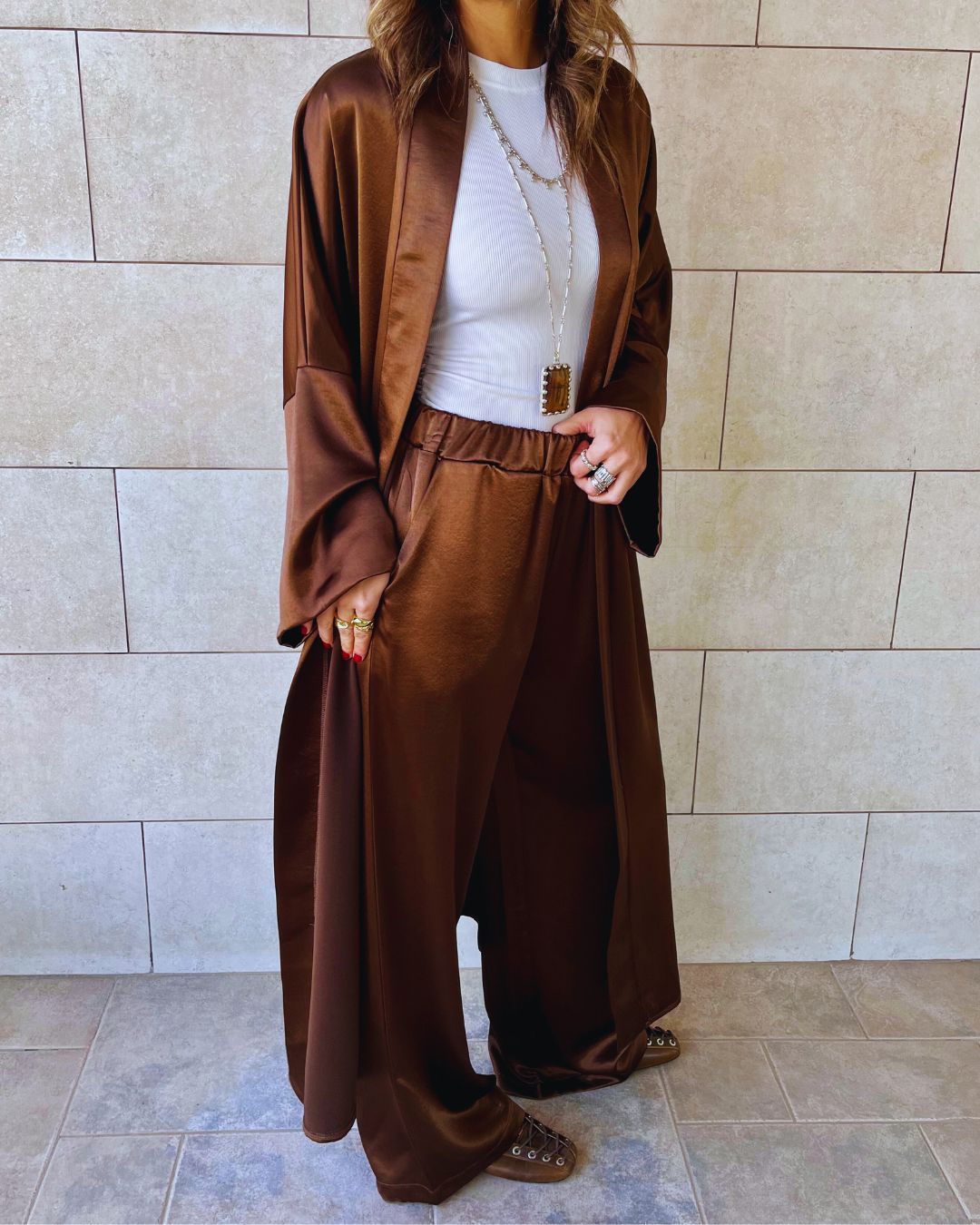 Brown After Sunset Cardigan