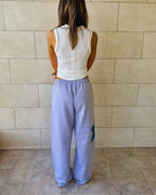 Grey Lone Star Straight Leg Sweatpants