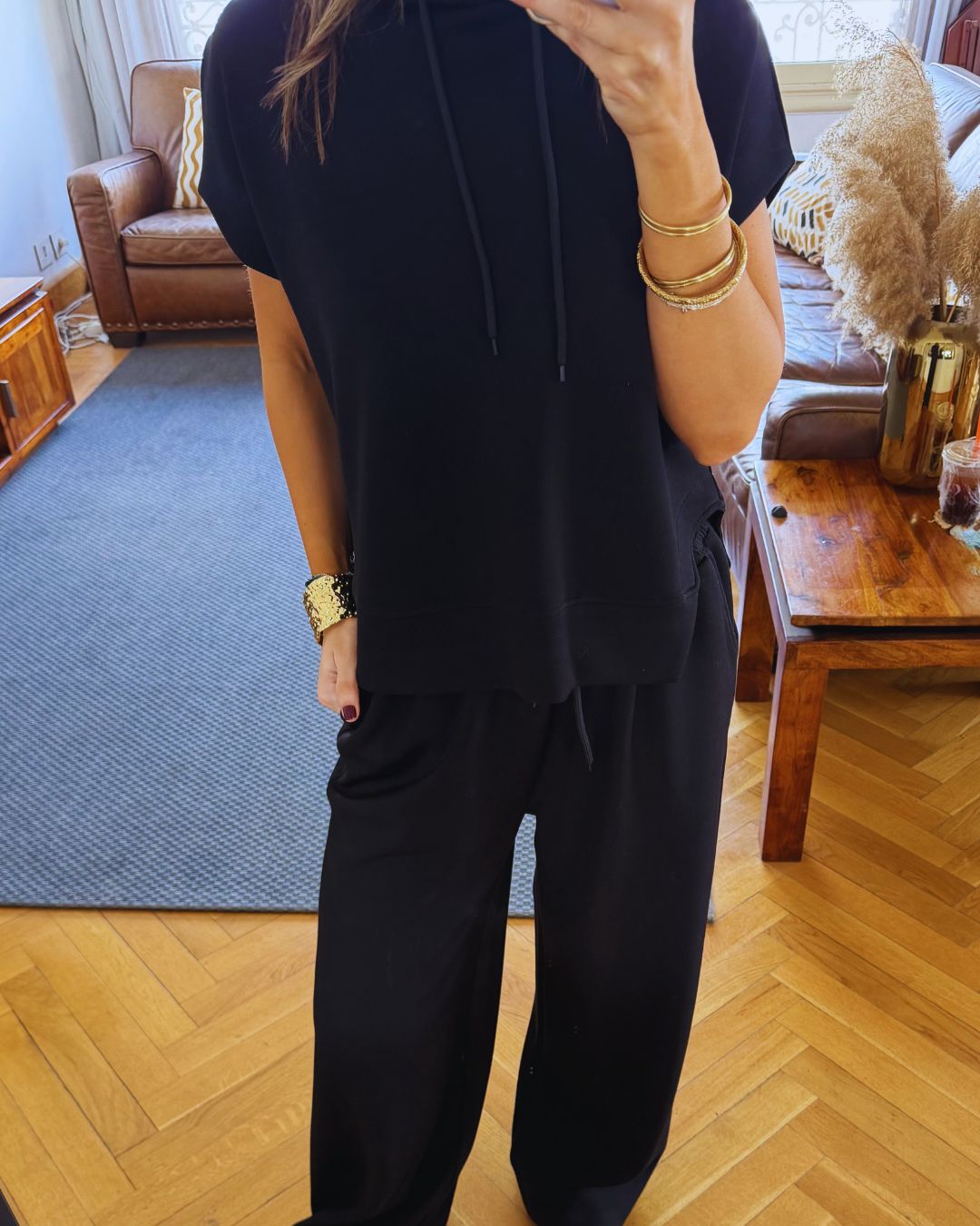 Black Softline Sweatpants