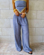 Golden Grey Edge Pants