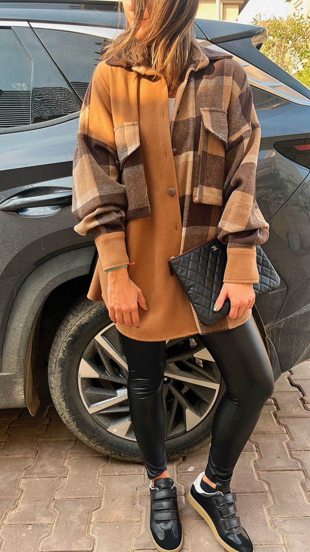 Brown Never Even Flannel Shirt